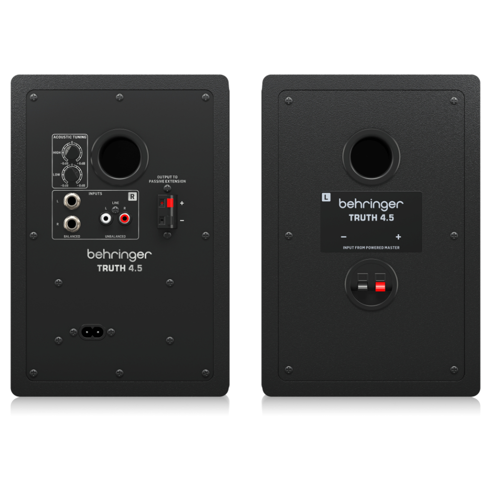 モニタースピーカー ベリンガー BEHRINGER TRUTH 4.5 スタジオモニタースピーカー 1ペア BEHRINGER TRUTH 4.5 背面