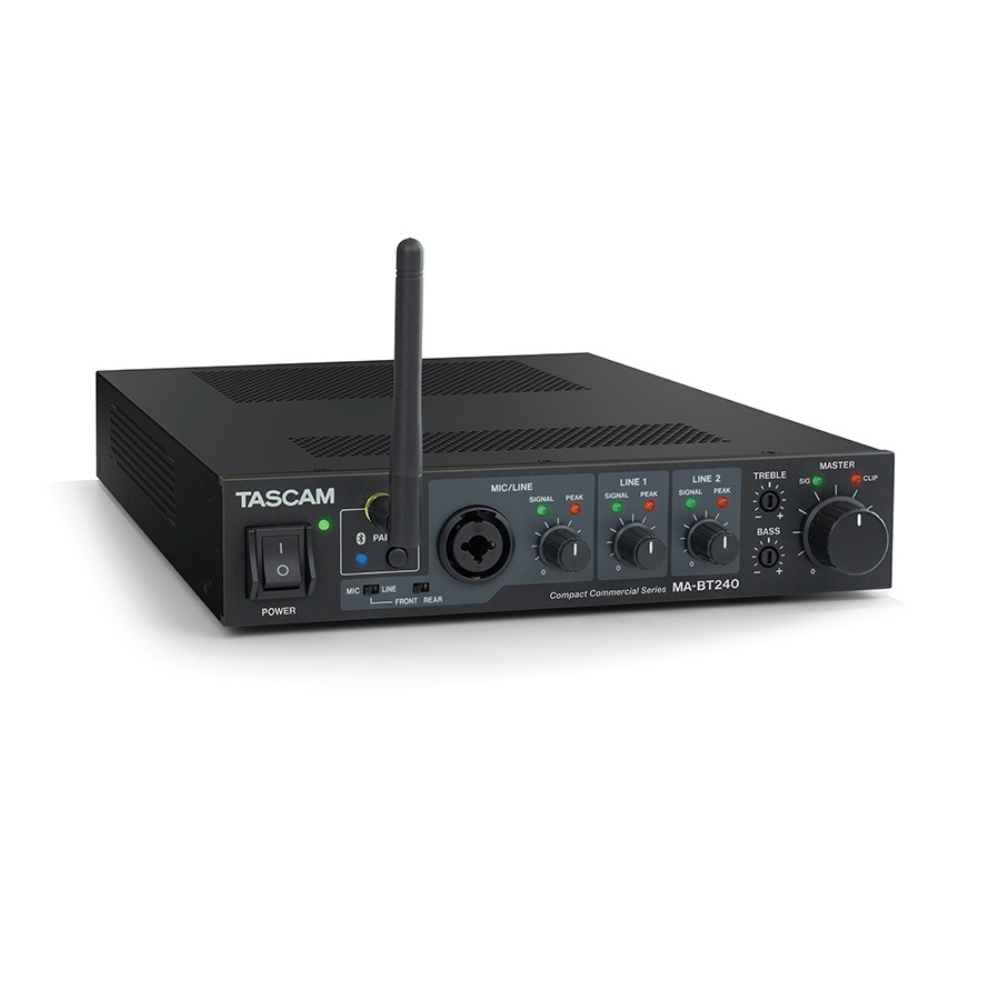 TASCAM タスカム MA-BT240 Bluetoothレシーバー搭載 ミキサー TASCAM タスカム MA-BT240斜め画像