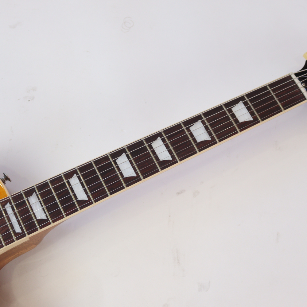 Gibson ギブソン Les Paul Standard 50s Figured Top Honey Amber エレキギター 指板画像