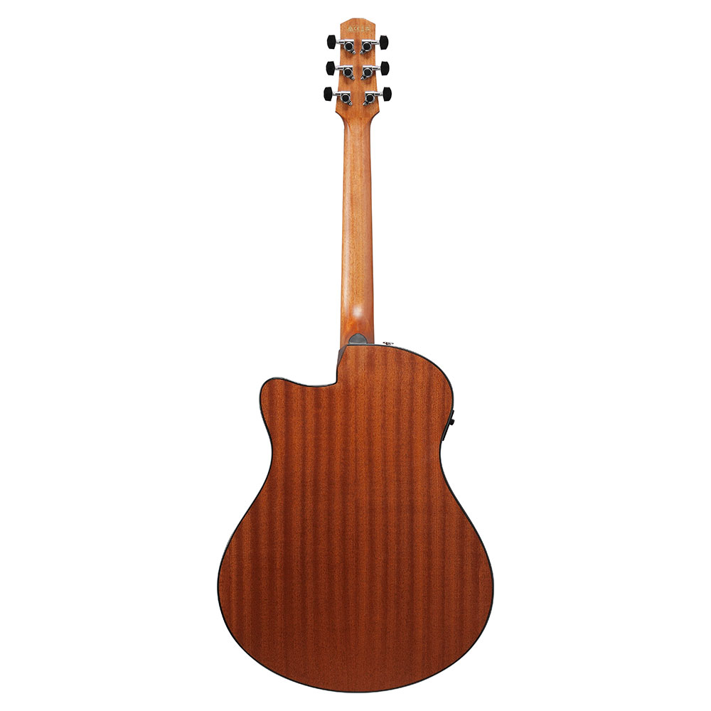 IBANEZ アイバニーズ AAM50CE-SBO エレクトリックアコースティックギター 背面