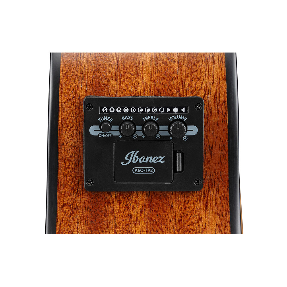 IBANEZ アイバニーズ AAM50CE-SBO エレクトリックアコースティックギター プリアンプ・コントロール部