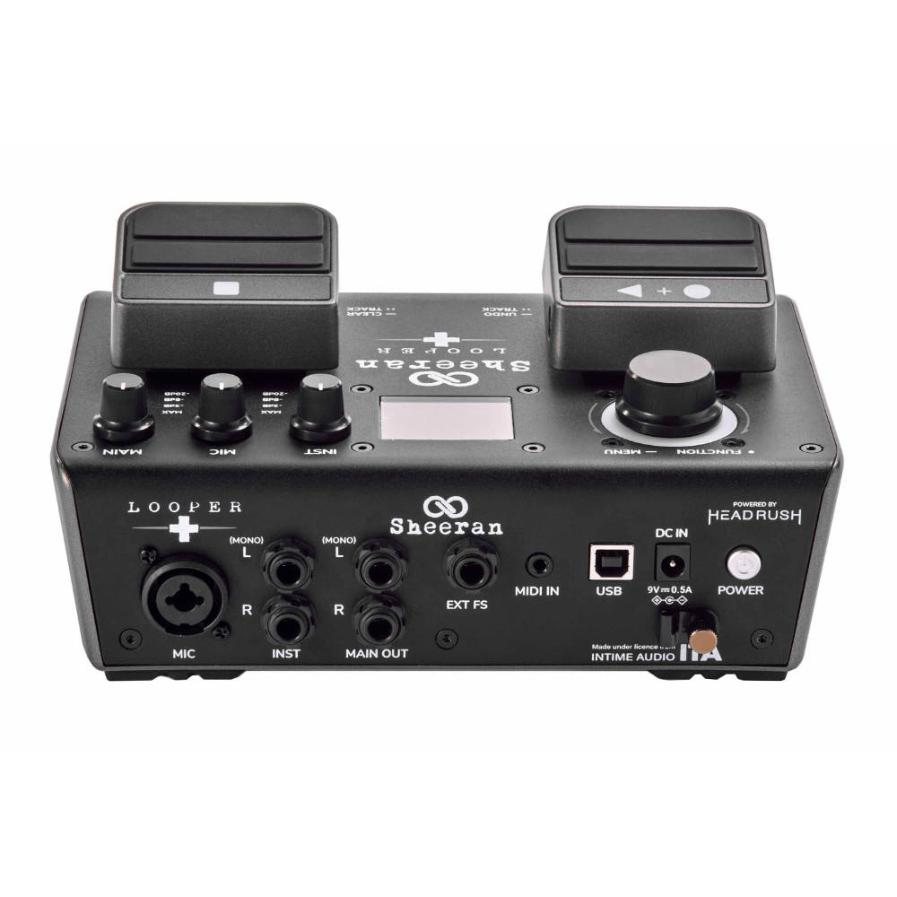Sheeran Looper シーランルーパー LOOPER+ ルーパーペダル お城側面からトップ