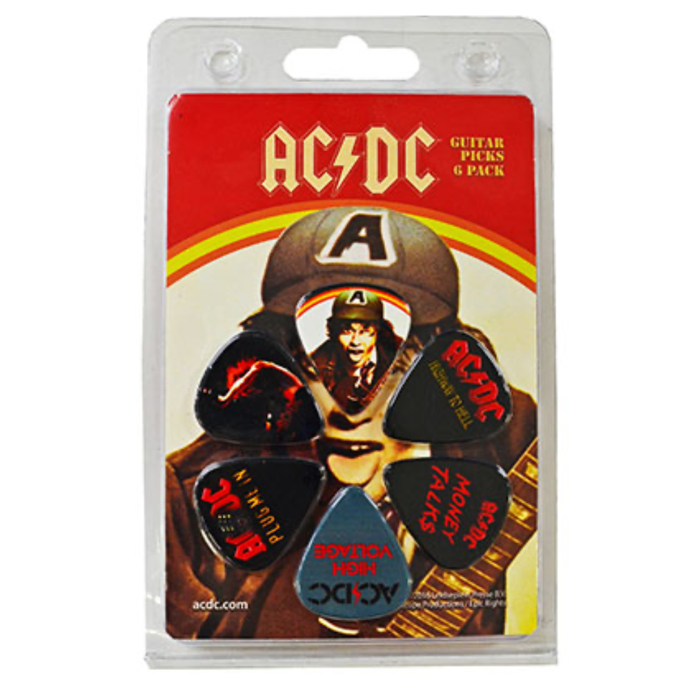 Perri’s ペリーズ LP-ACDC2 ACDC 6PICKS Guitar Pick ギターピックセット