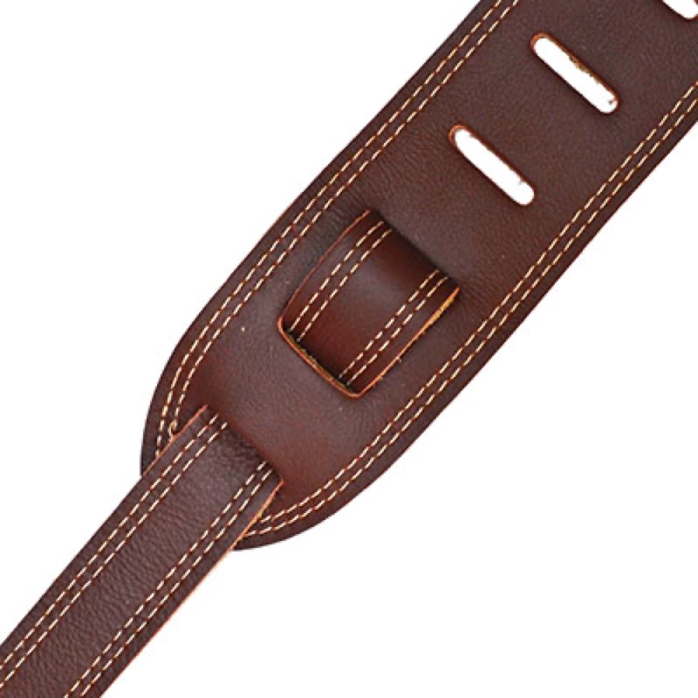 Perri’s ペリーズ BM2DS-7078 2インチ Reversible Leather BRN/TAN ギターストラップ サブ画像2