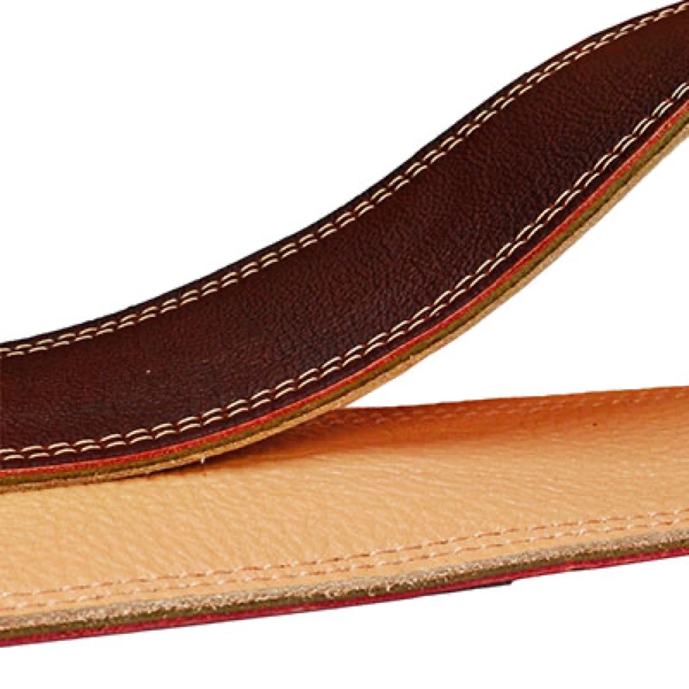 Perri’s ペリーズ BM2DS-7078 2インチ Reversible Leather BRN/TAN ギターストラップ サブ画像3