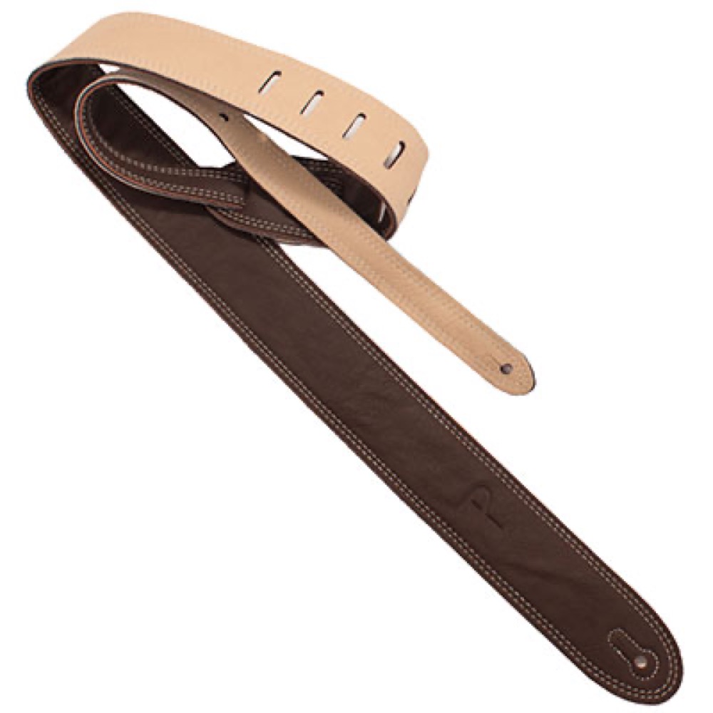 Perri’s ペリーズ BM2DS-7078 2インチ Reversible Leather BRN/TAN ギターストラップ サブ画像4