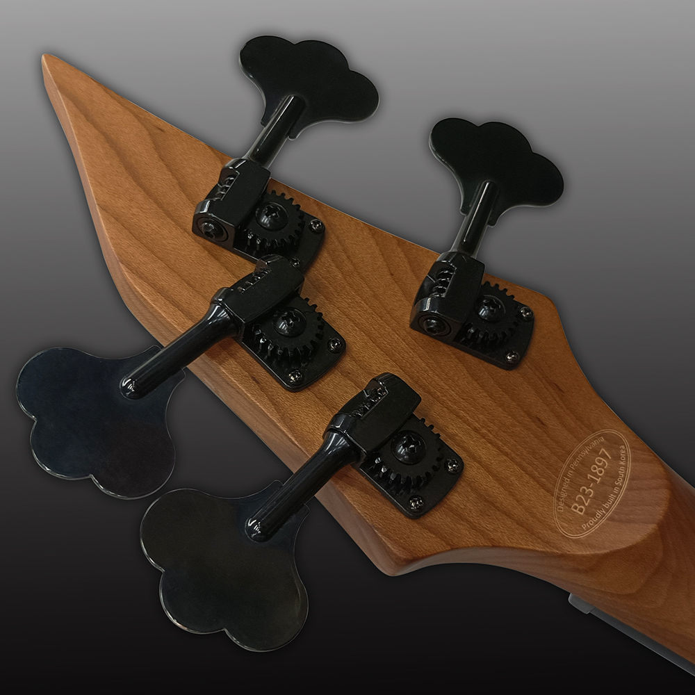 Balaguer Guitars バラゲールギターズ Diablo Bass Black Friday 2023 Select Satin Black エレキベース ヘッド裏画像