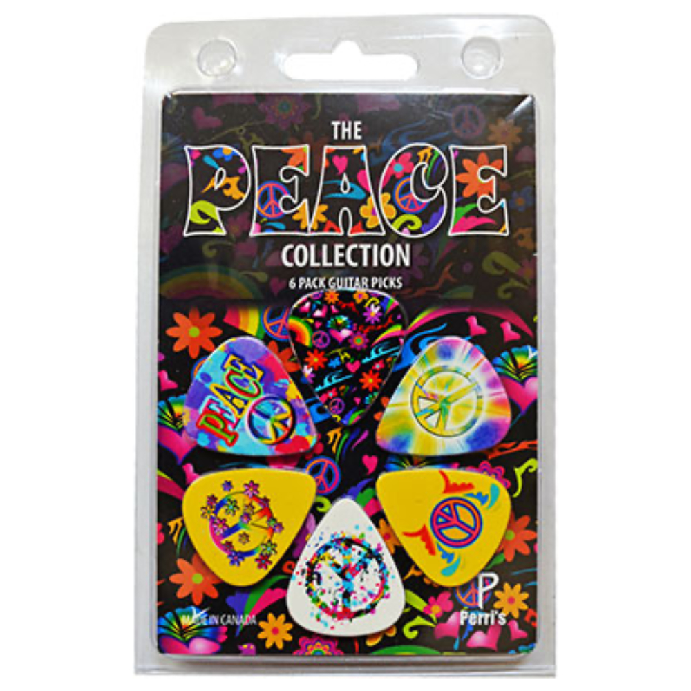 Perri’s ペリーズ LP-PP05 THE PEACE 6PICKS Guitar Pick ギターピックセット