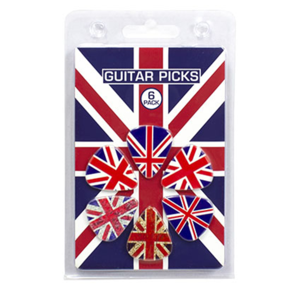 Perri’s ペリーズ LP-UKD1 Flag Series UNITEDKINGDOM 6PICKS Guitar Pick ギターピックセット