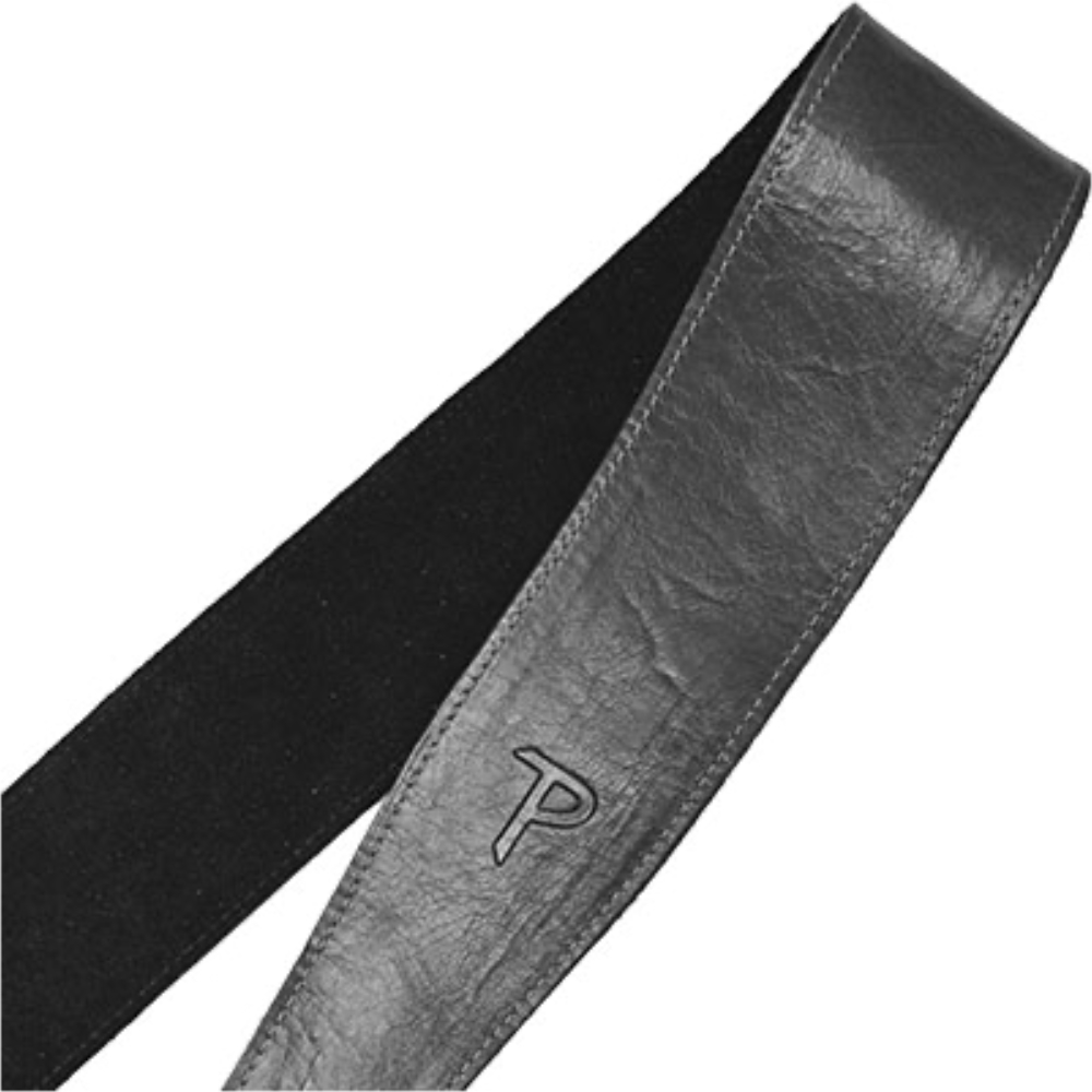 Perri’s ペリーズ AFR25-7086 2.5インチ THE AFRICA GREY Guitar strap グレー 革 ギターストラップ 全体画像