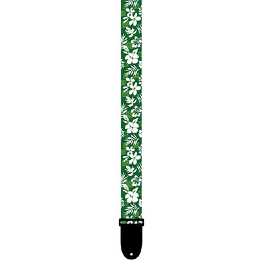 Perri’s ペリーズ UKLPCP-6669 Luau Floral Uke Strap GRN ウクレレストラップ