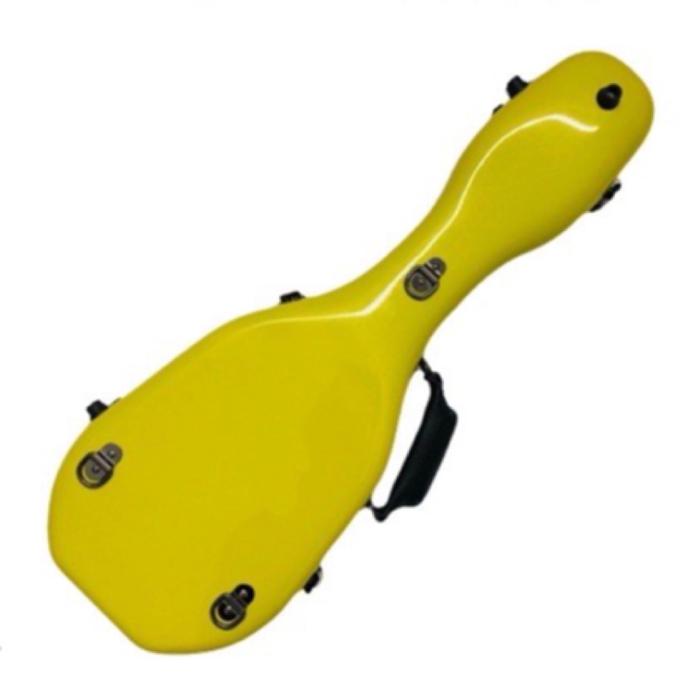 ウクレレケース アランフェス ARANJUEZ CAUK-16S レモンイエロー 32 スタンダード ソプラノ ソプラノロングネック 両対応 グラスファイバー製 背面画像