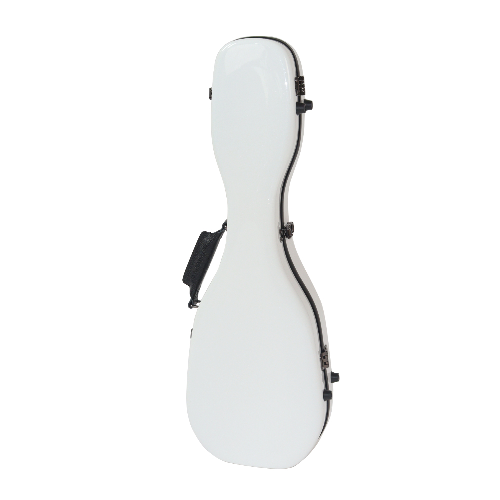 ウクレレケース アランフェス ARANJUEZ CAUK-16S メタリックホワイト 11 スタンダード ソプラノ ソプラノロングネック 両対応 グラスファイバー製