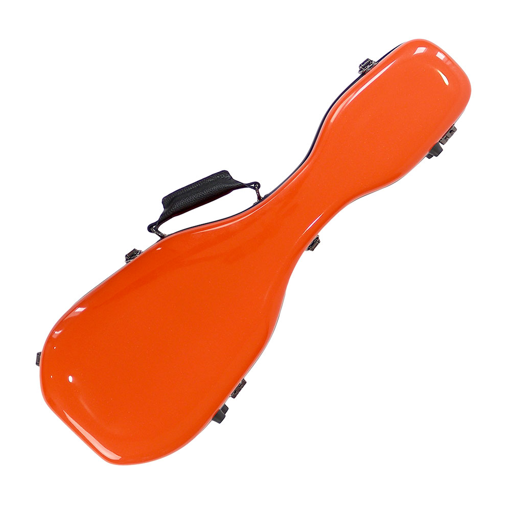 ウクレレケース アランフェス ARANJUEZ CAUK-16S オレンジ 37 スタンダード ソプラノ ソプラノロングネック 両対応 グラスファイバー製