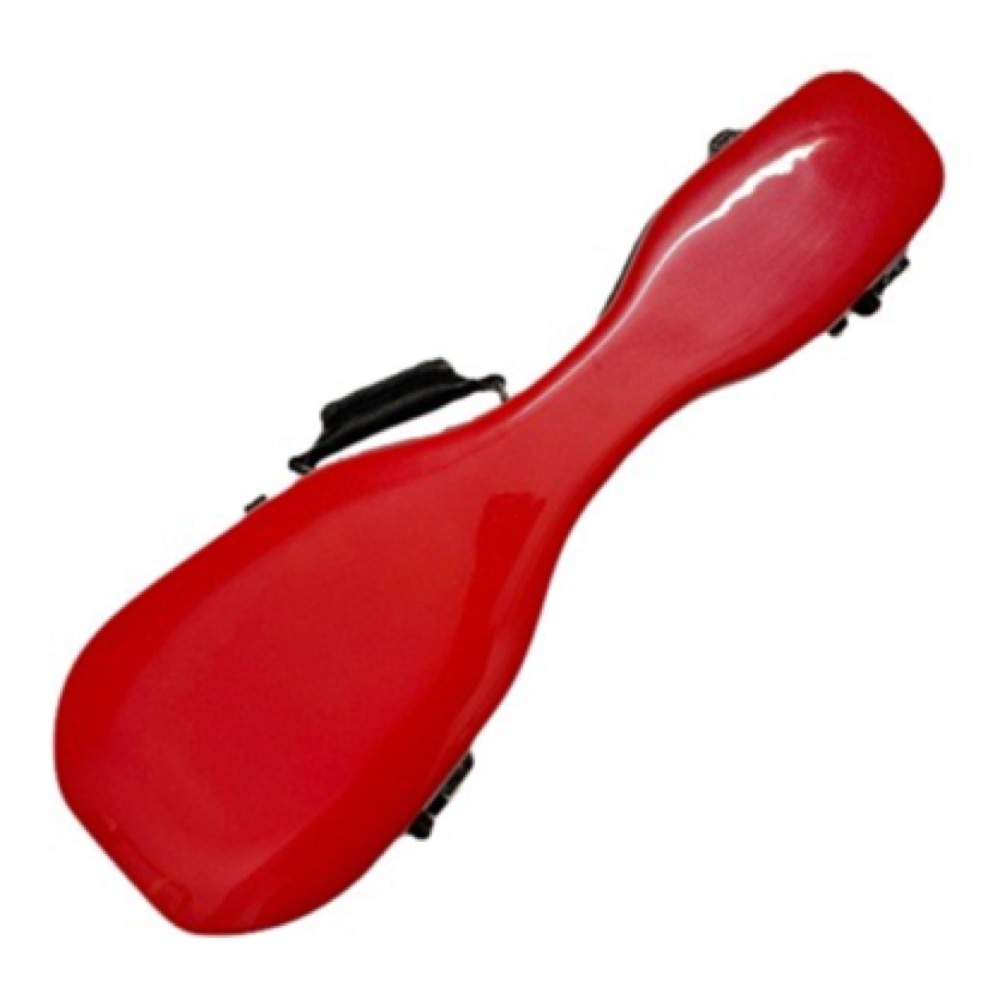 ウクレレケース アランフェス ARANJUEZ CAUK-16S チェリーレッド 43 スタンダード ソプラノ ソプラノロングネック 両対応 グラスファイバー製