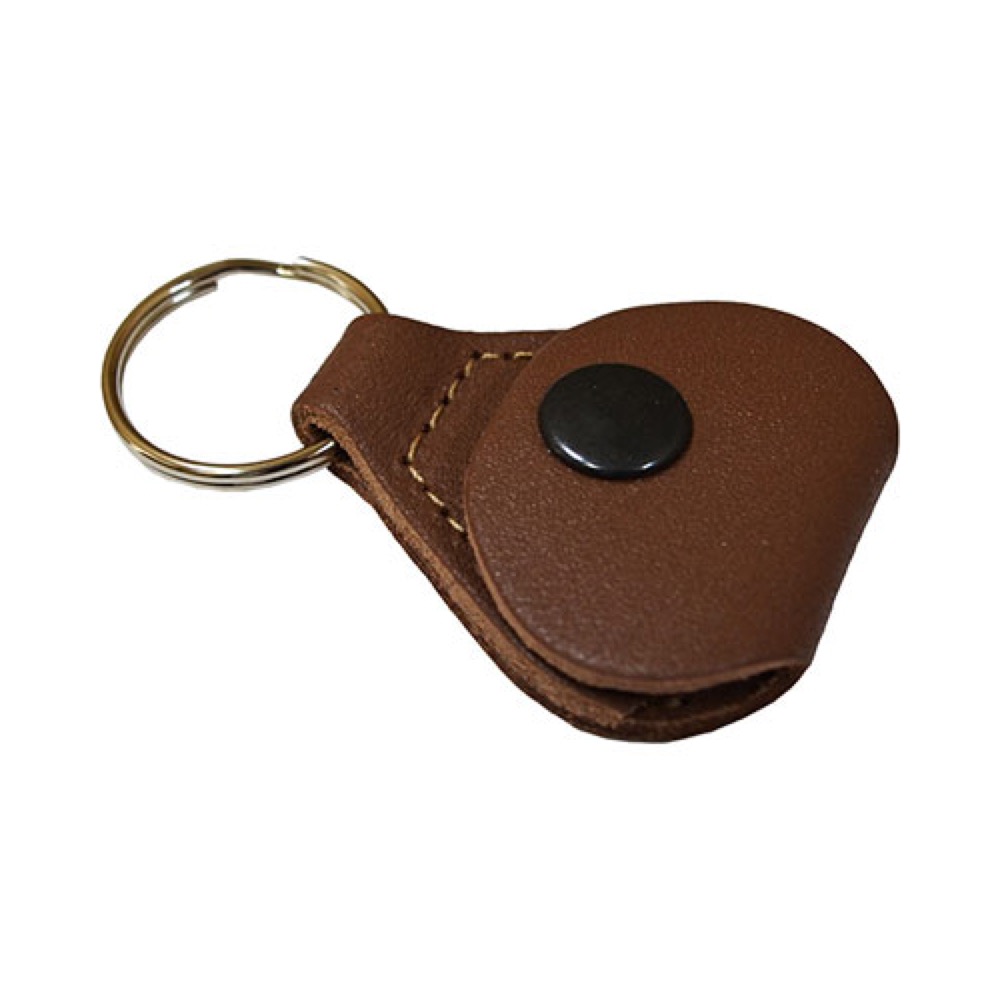 Perri’s ペリーズ PICKKEY-6675 Guitar Pick Holder Keychain TAN ピックホルダー ピックケース キーリング付き サブ画像1