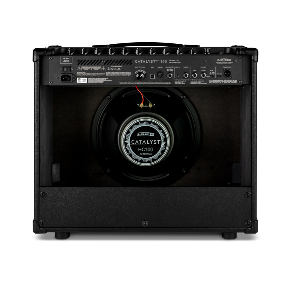 LINE6 ライン6 Catalyst CX 100 ギターアンプ コンボ 100W バック画像