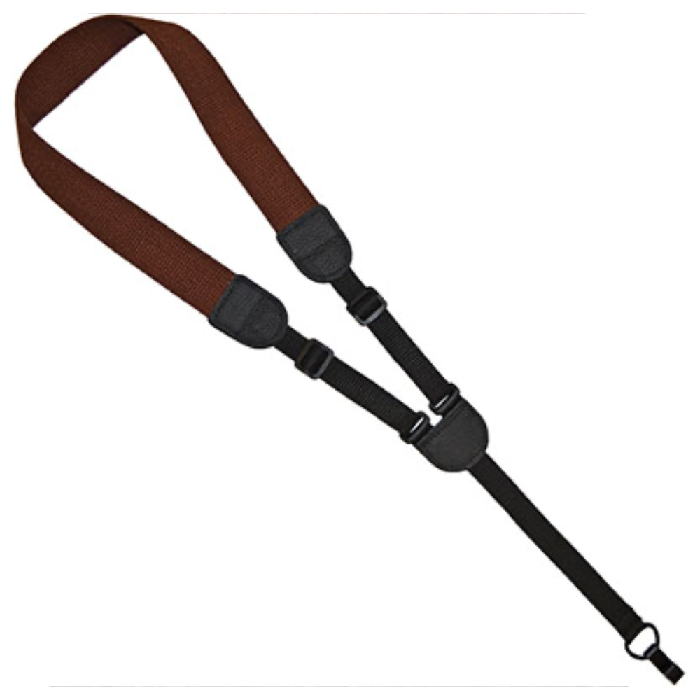 Perri’s ペリーズ UKECL-6658 1.5インチ CLASSICAL NYLON Brown ウクレレストラップ