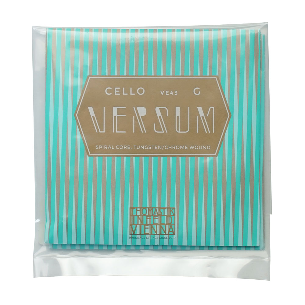 Thomastik Infeld Versum VE4344 G線/C線 タングステンクロム チェロ弦
