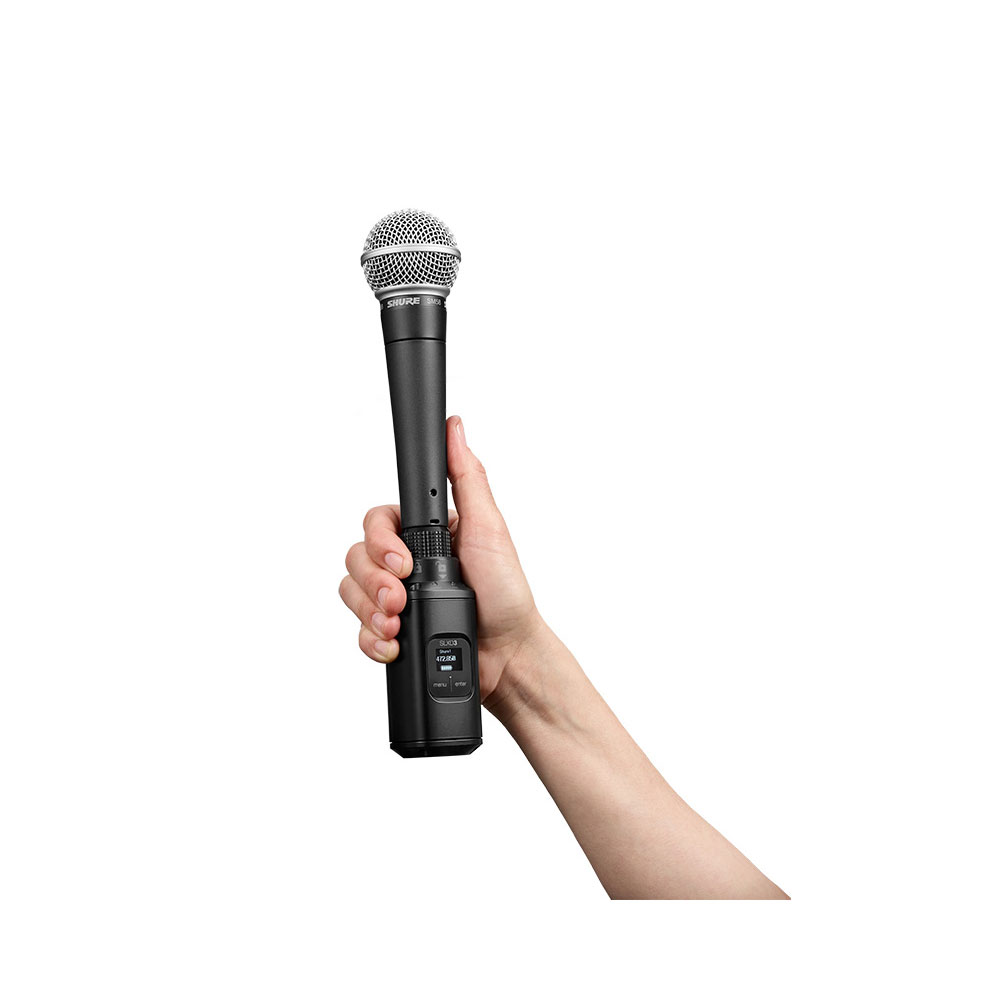 SHURE シュアー SLXD3=-JB SLXDプラグ型送信機 コンパクトなワイヤレス環境を構築するポータブルワイヤレスシステム シュア 使用例
