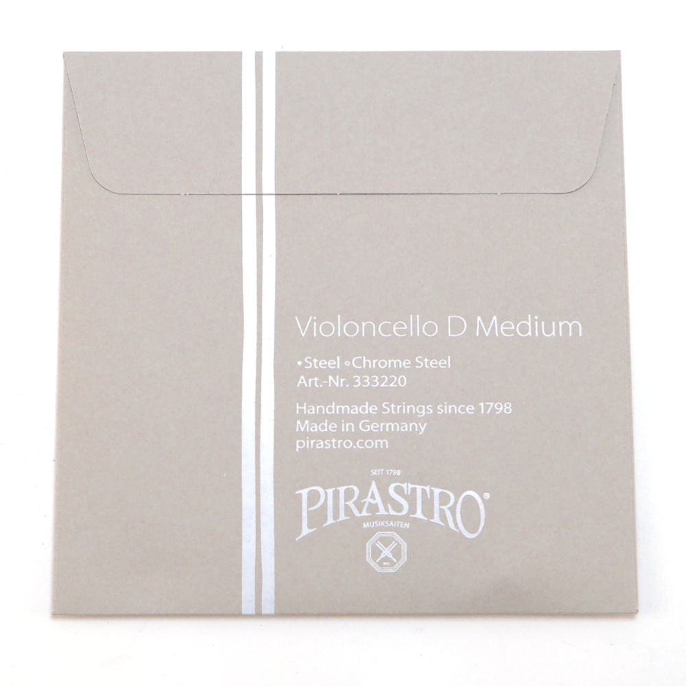 PIRASTRO ピラストロ チェロ弦 Perpetual パーペチュアル 333220 D線 クロムスチール 裏面