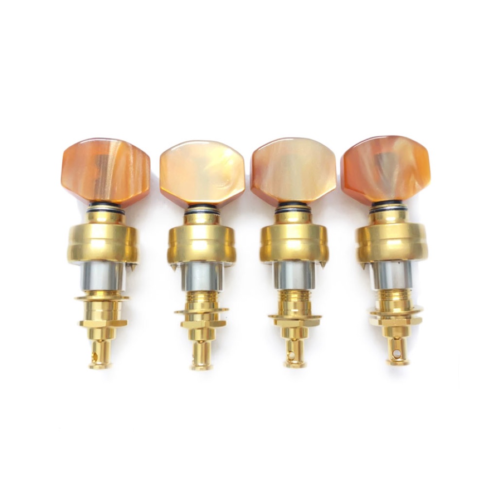 ウクレレペグ フェイマス ゴトー Famous GOTOH UPT-UB8-GG ウクレレ ギアペグ ペグ 4個セット 全体像