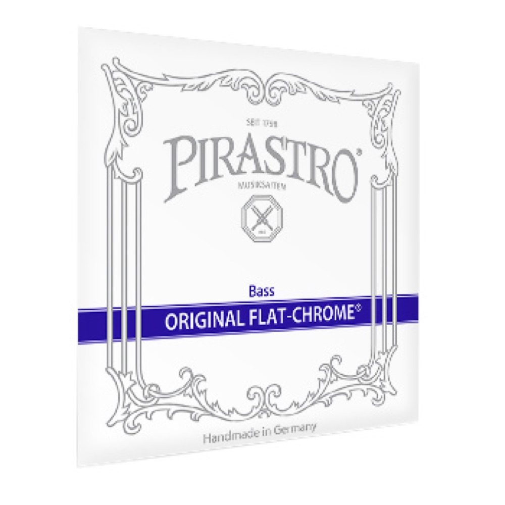 PIRASTRO ピラストロ コントラバス弦 Original Flat Chrome オリジナルフラットクロム 347220 D線 スチール/クロム