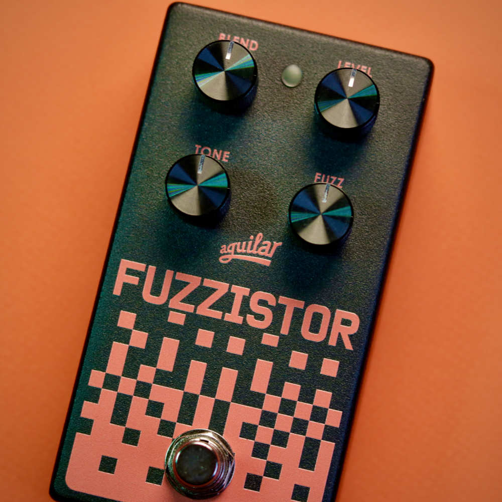 アギュラー ベース用ファズ AGUILAR FUZZISTOR N BASS FUZZ ベース ファズ ファジスター 正面、コントロール