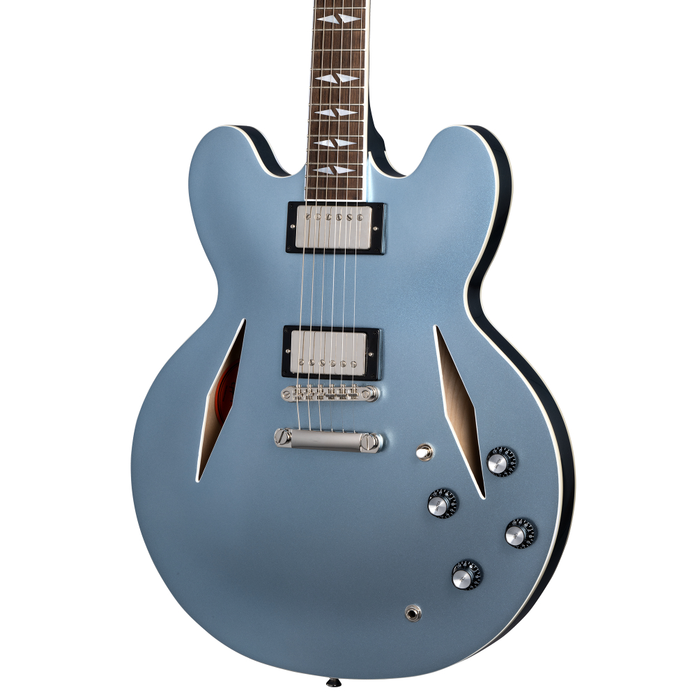 Epiphone エピフォン Dave Grohl DG-335 Pelham Blue エレキギター ボディトップ画像