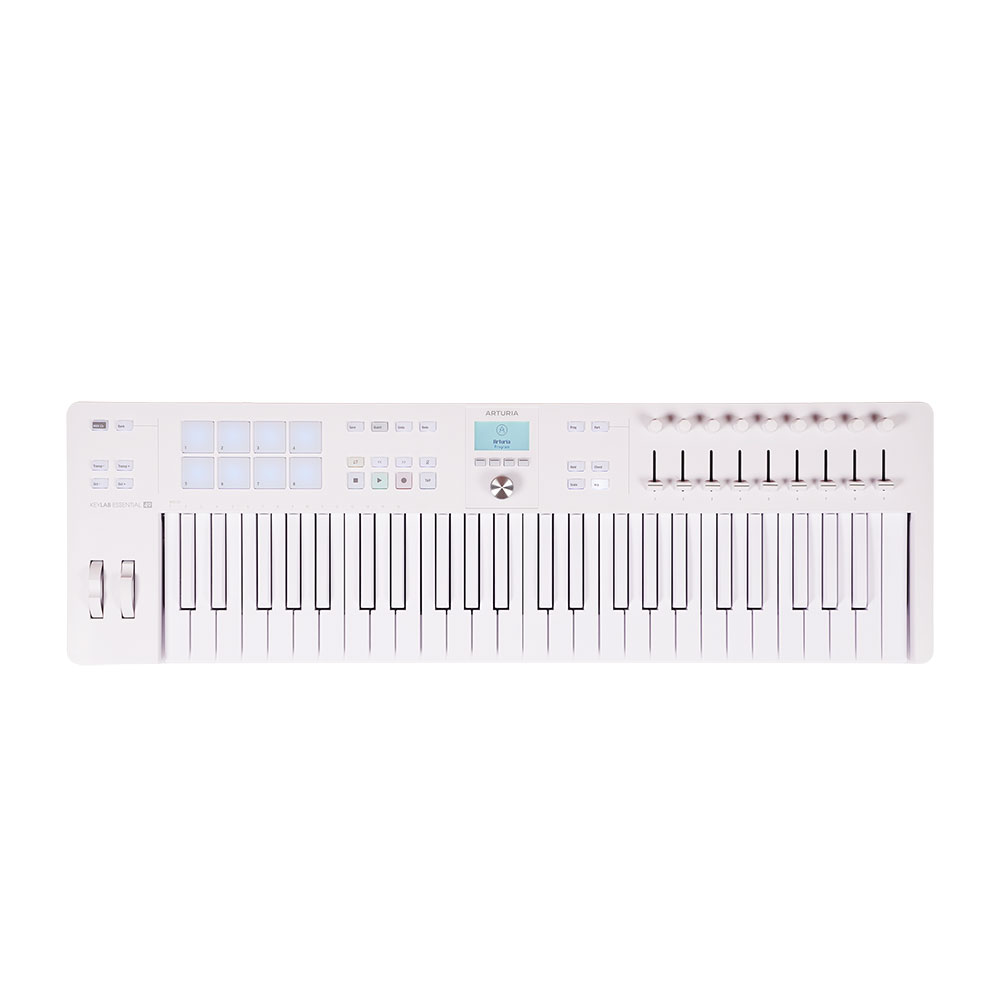 ARTURIA アートリア KeyLab Essential 49 mk3 Alpine White 49鍵 MIDI 