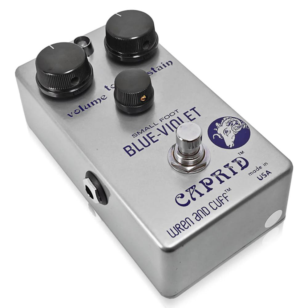 Wren and Cuff レナンドカフ Blue-Violet Caprid Small Foot ファズ ギターエフェクター アングル画像
