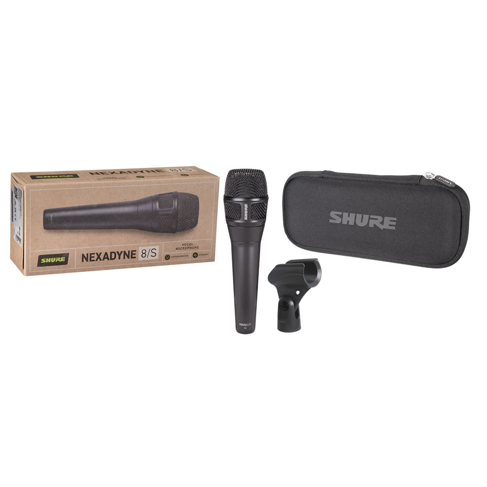 シュアー ボーカルマイク SHURE NXN8/S-J NEXADYNE ダイナミックマイク シュア NXN8 ボーカル用マイク プロ スーパーカーディオイド 付属品画像