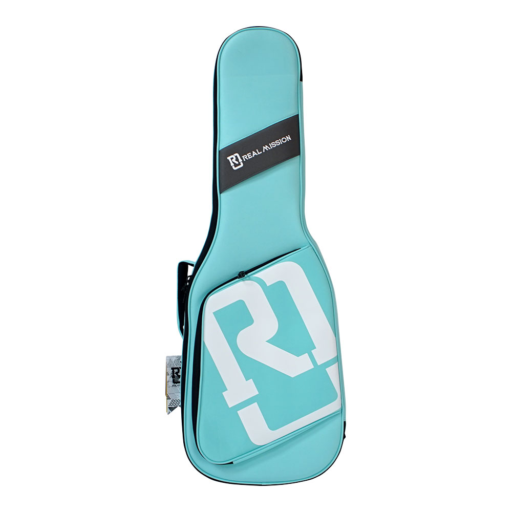 エレキギターケース REAL MISSION CoolVox E Aqua アクア 水色 エレキ ギグバッグ リュック 背負うギターケース リアルミッション