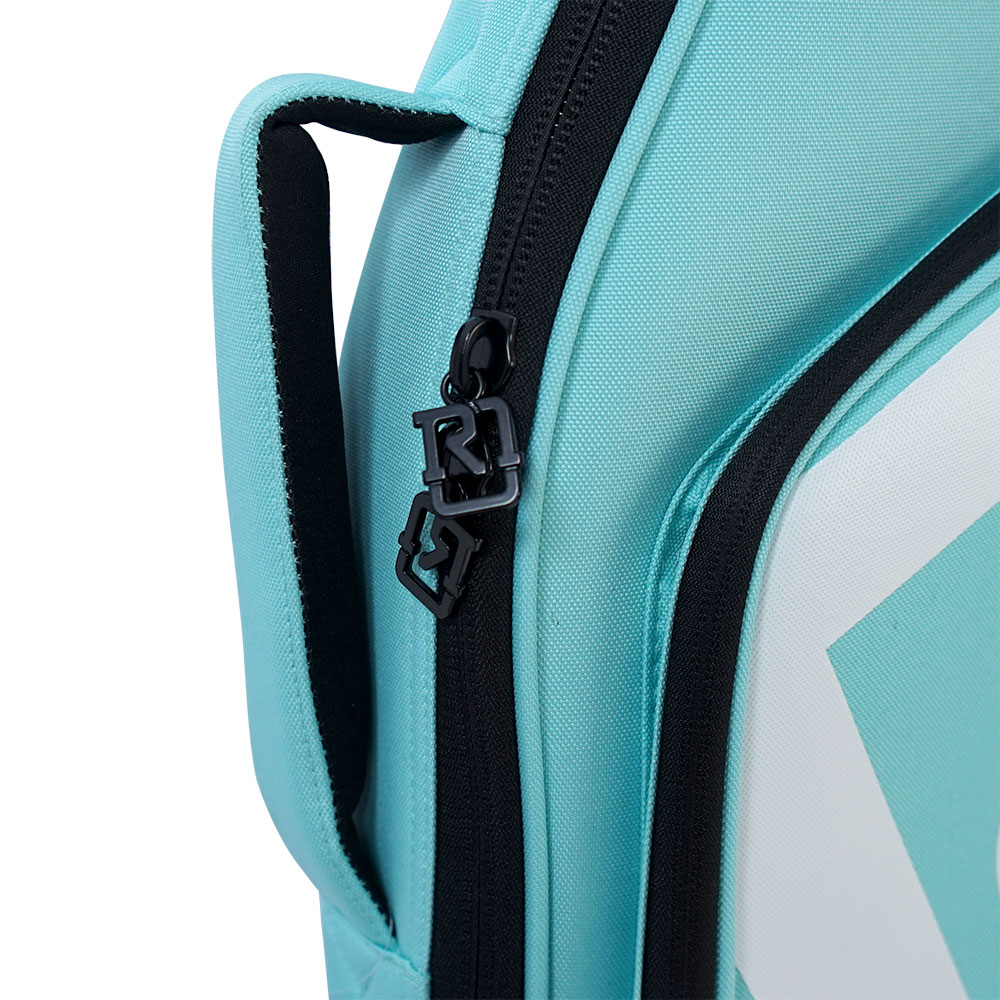 エレキギターケース REAL MISSION CoolVox E Aqua アクア 水色 エレキ ギグバッグ リュック 背負うギターケース リアルミッション ハンドルとファスナー
