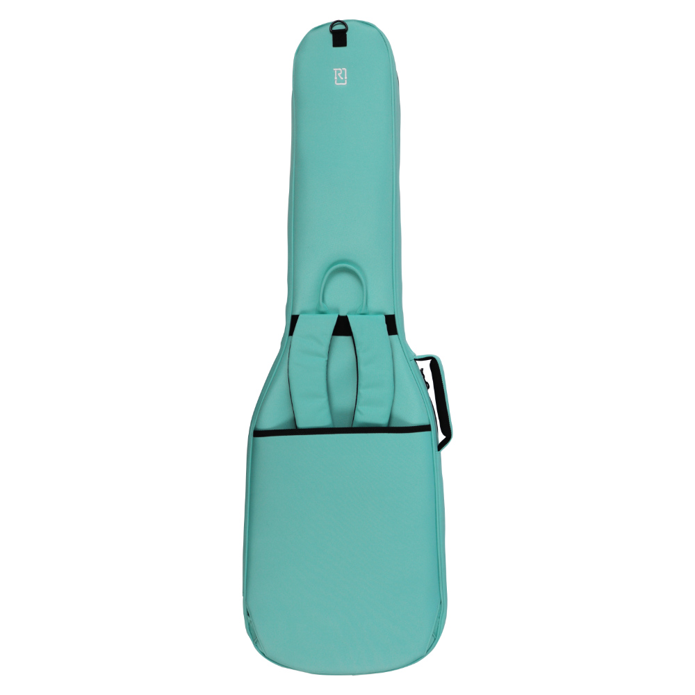 エレキベースケース REAL MISSION CoolVox B Aqua アクア 水色 ベース ギグバッグ リュック 背負うベースケース リアルミッション 背面 2