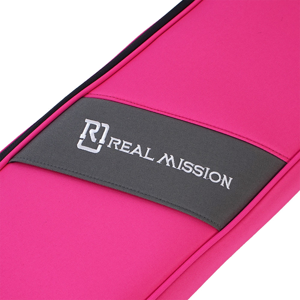 エレキギターケース REAL MISSION CoolVox E Pink ピンク エレキ ギグバッグ リュック 背負うギターケース リアルミッション ロゴ