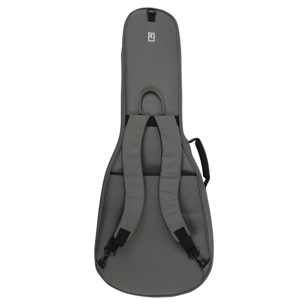 クラシックギターケース REAL MISSION CoolVox C Grey グレー ギグバッグ リュック 背負うギターケース リアルミッション 背面 1