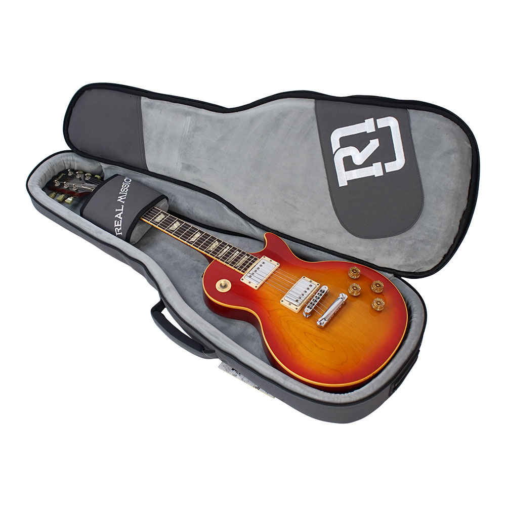 エレキギターケース REAL MISSION CoolVox E Grey グレー エレキ ギグバッグ リュック 背負うギターケース リアルミッション レスポール収納時