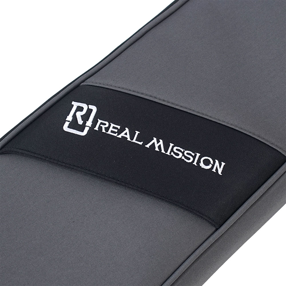 エレキギターケース REAL MISSION CoolVox E Grey グレー エレキ ギグバッグ リュック 背負うギターケース リアルミッション ロゴ