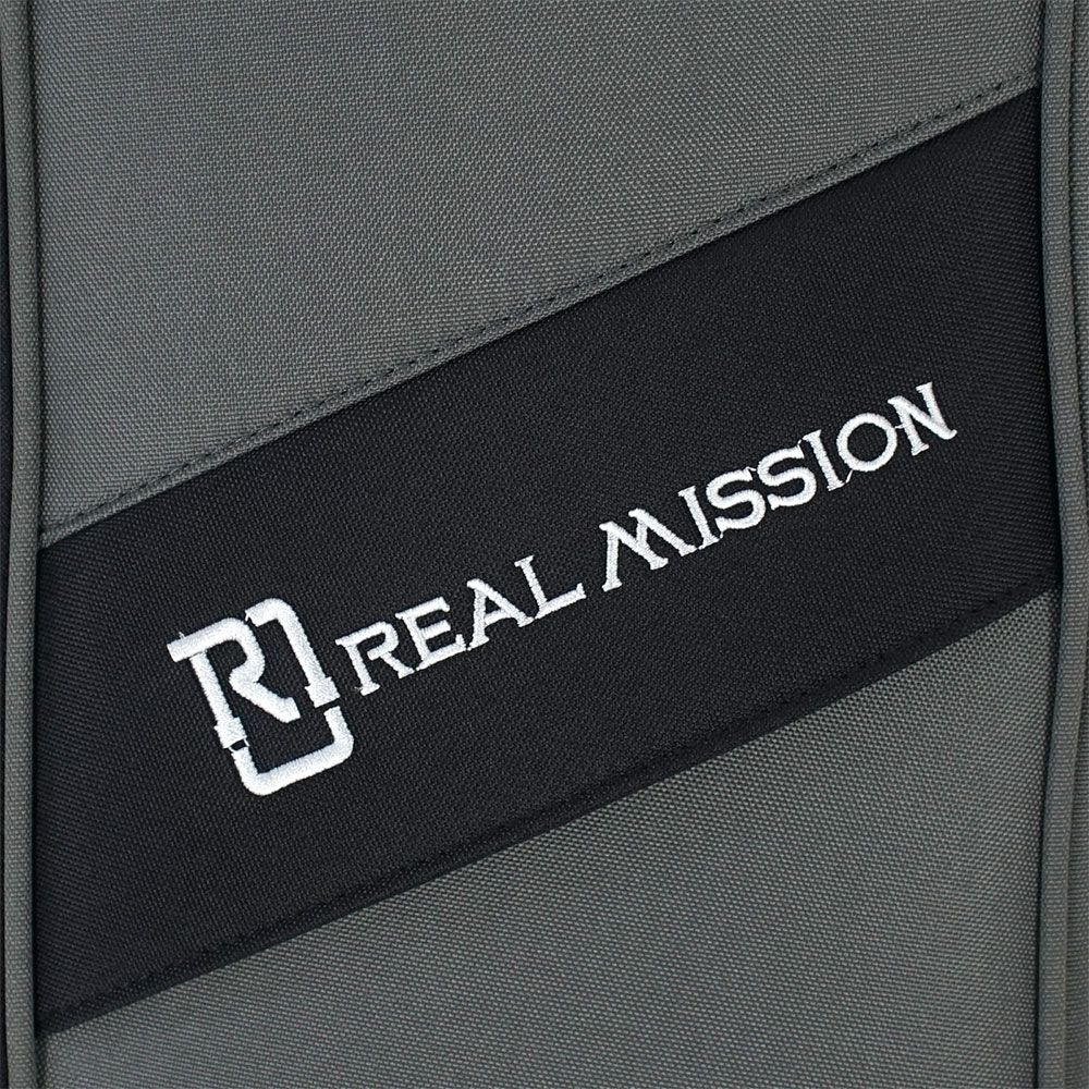 エレキベースケース REAL MISSION CoolVox B Grey グレー ベース ギグバッグ リュック 背負うベースケース リアルミッション ロゴ画像