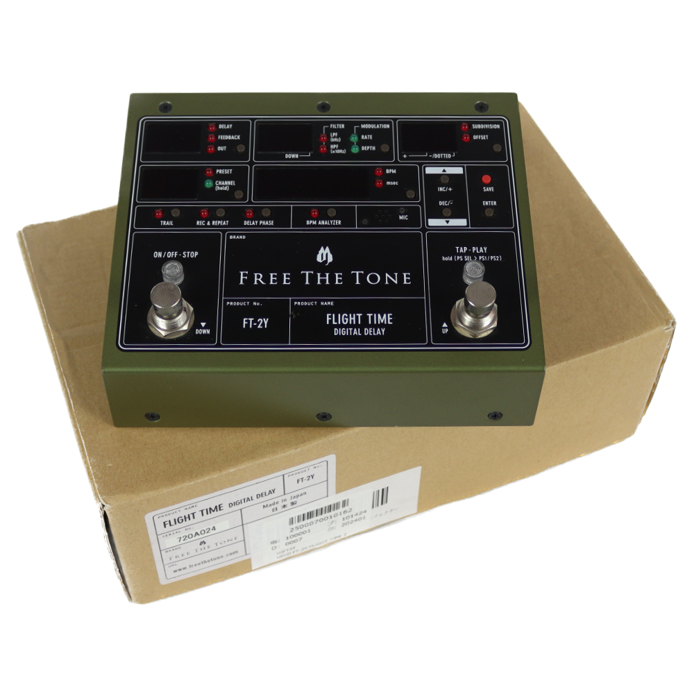 Free The Tone FT-2Y Digital Delay 新品 Amazon | Free The Tone FT-2Y FLIGHT TIME DIGITAL DELAY デジタル
