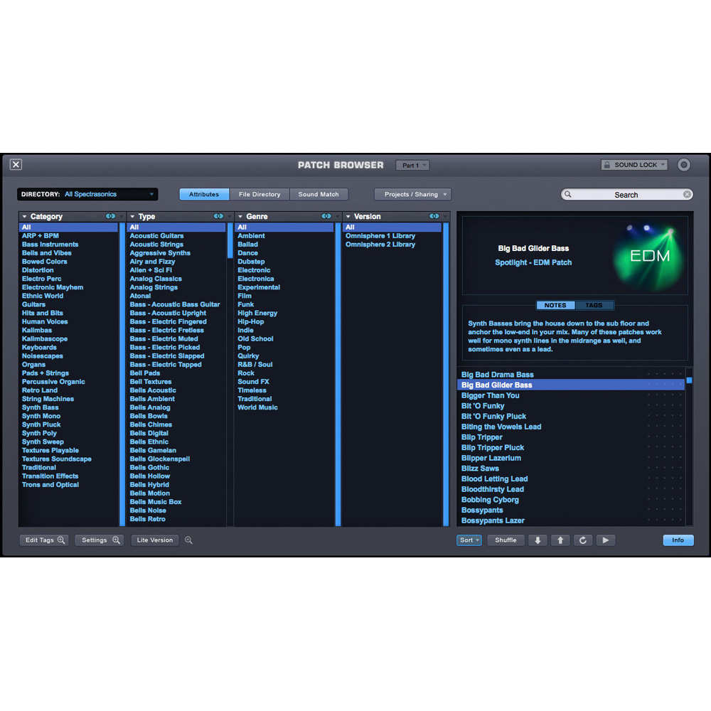 SPECTRASONICS スペクトラソニック Omnisphere 2 ソフトウェア シンセサイザー ソフトウェア音源 パッケージ サブ画像7