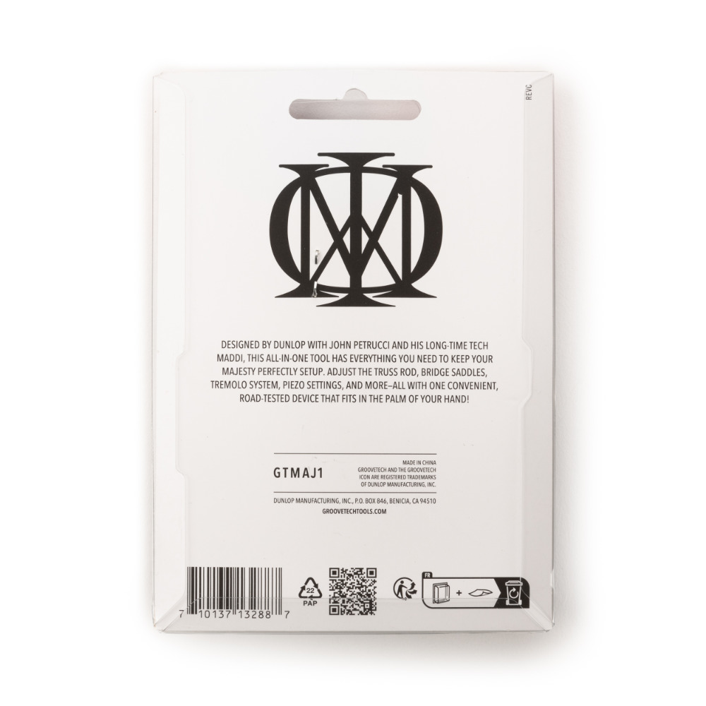 CruzTOOLS GrooveTech GUITAR MULTI-TOOL FOR ERNIE BALL MAJESTY GUITAR アーニーボール マジェスティー用リペアツールキット パッケージバック画像