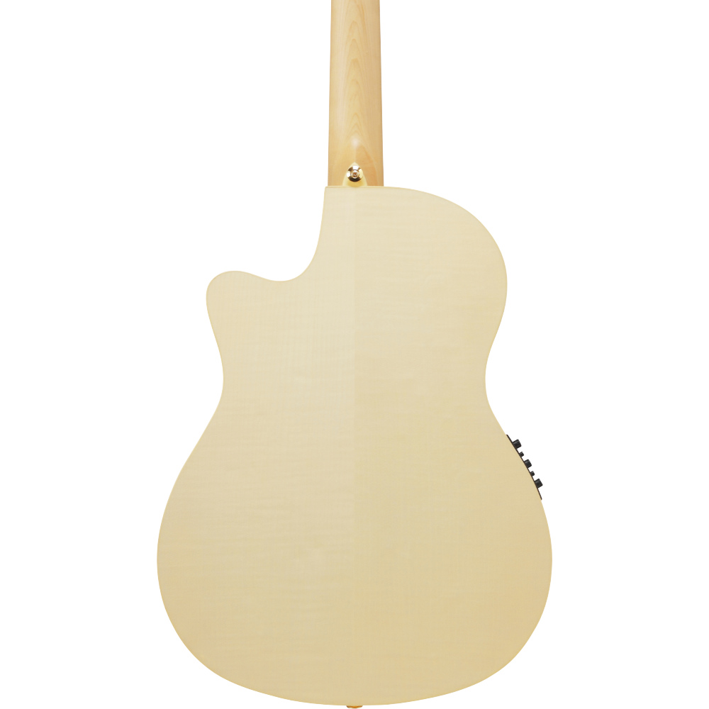 IBANEZ アイバニーズ GA39TCE-NTF Nylon Electric Acoustic Guitar NTF ナイロン弦 薄胴 エレガットギター ボディバック画像