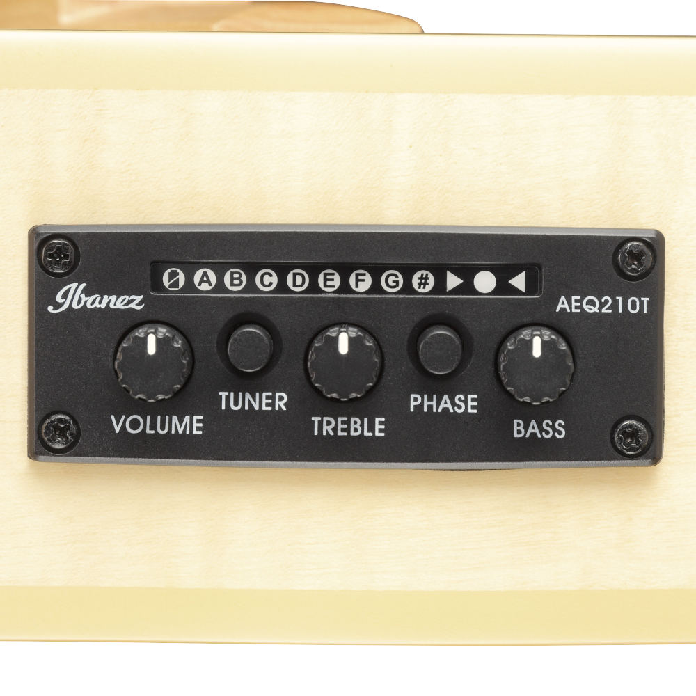 IBANEZ アイバニーズ GA39TCE-NTF Nylon Electric Acoustic Guitar NTF ナイロン弦 薄胴 エレガットギター コントロール画像