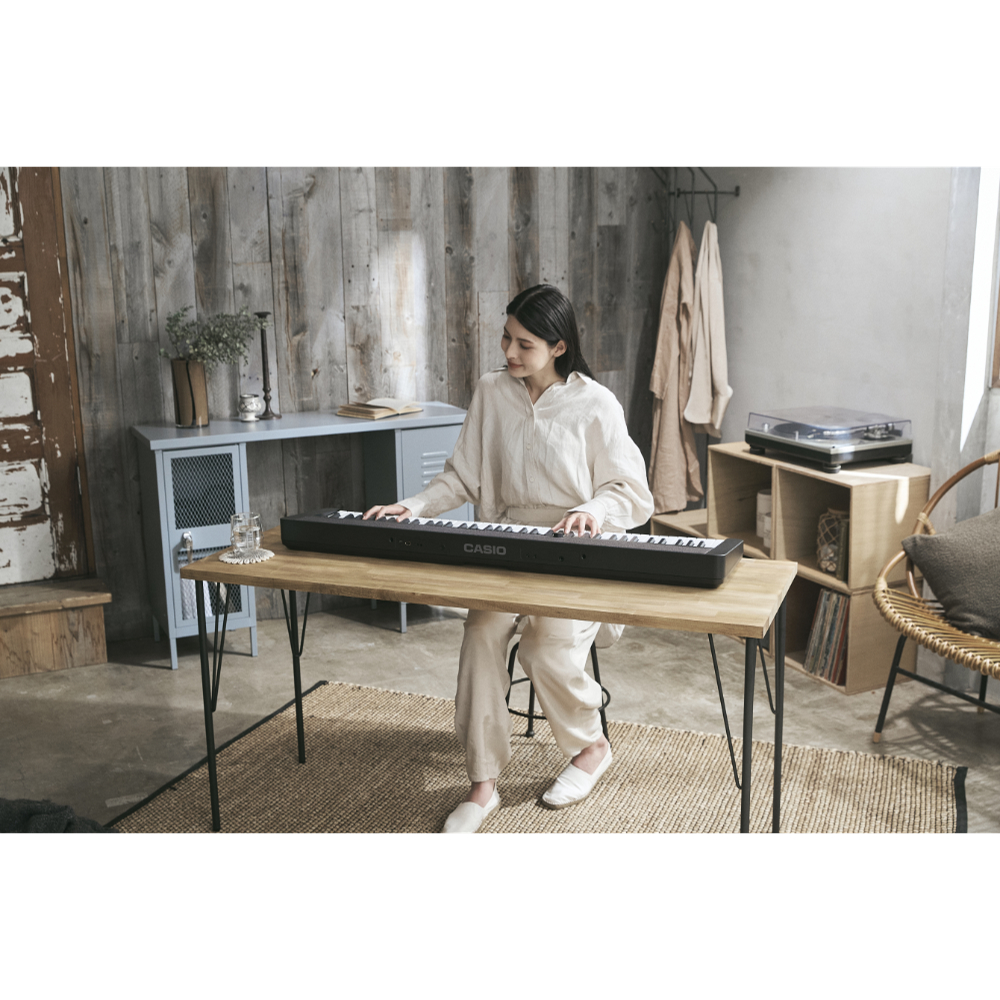 CASIO カシオ CT-S1-76 BK Casiotone 76鍵盤 電子キーボード イメージ画像