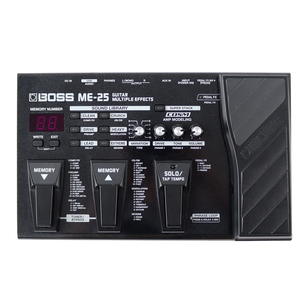 中古】 ギター用マルチエフェクター BOSS ME-25 ボス マルチ 