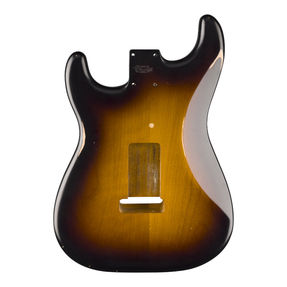 Fender フェンダー Road Worn 50’s Stratocaster SSS Alder Body 2-Tone Sunburst ストラトキャスター ボディ ボディバック