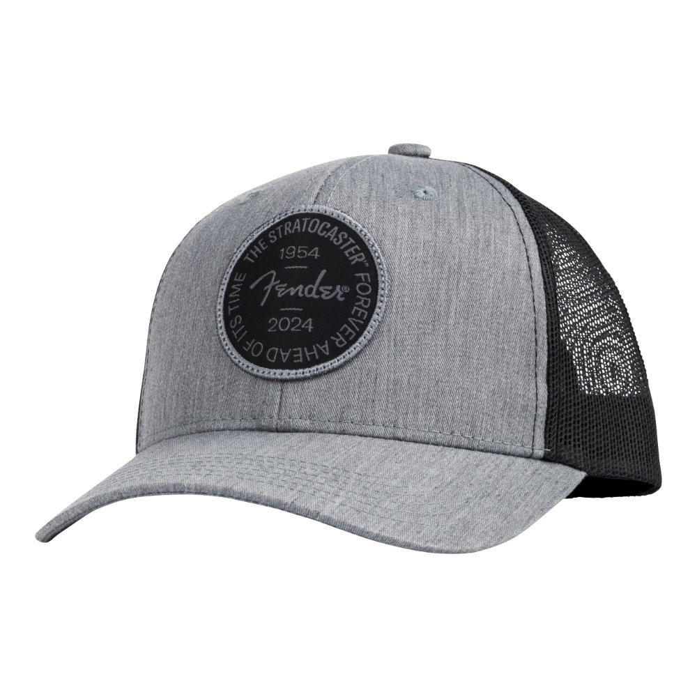 Fender フェンダー Stratocaster 70th Anniversary Badge Hat Gray Heather One Size