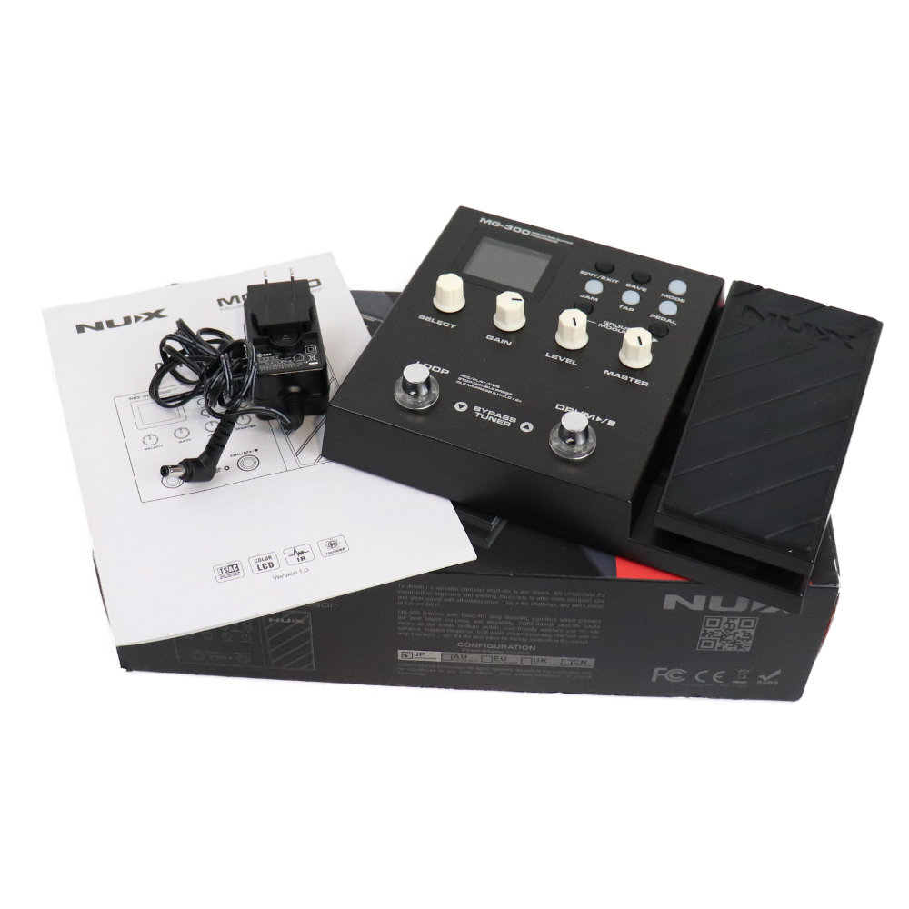 中古】 ギターマルチエフェクター NUX MG-300 マルチエフェクター 